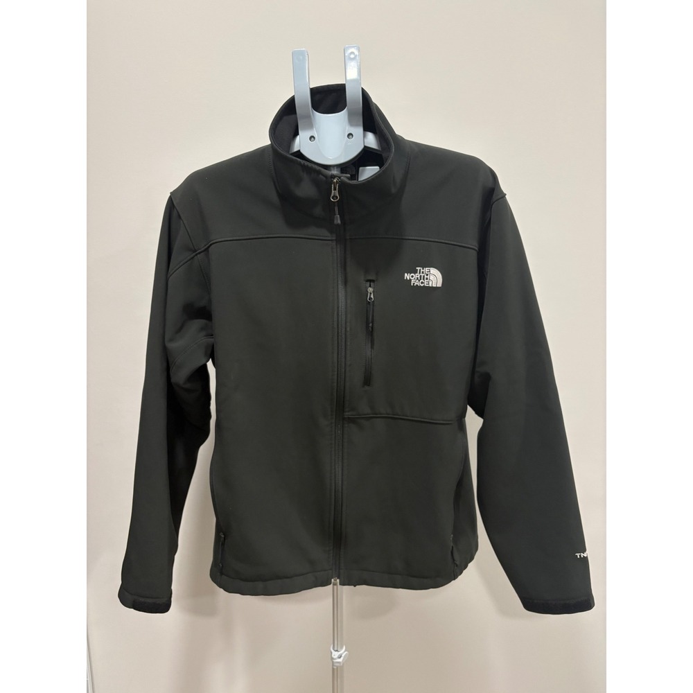 The North Face Men's Apex Bionic Jacket Black L Windproof Water Repellent AMVY